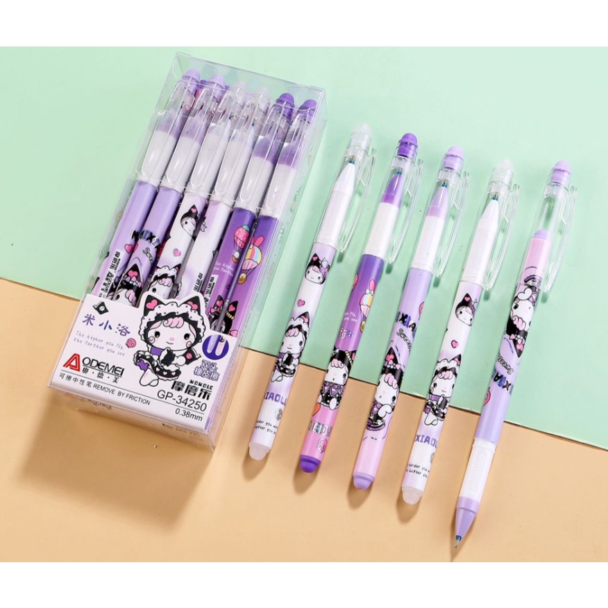 

DISKON SPESIAL 12pc pen gel bisa dihapus pulpen erasable bolpen hapus lucu fancy ODEMEI