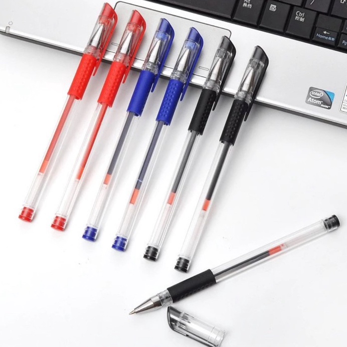 

TREND PRODUCT Kty Pena Gel 55mm Standard Pulpen tinta cair Alat Tulis Sekolah Kantor 12 Pcs