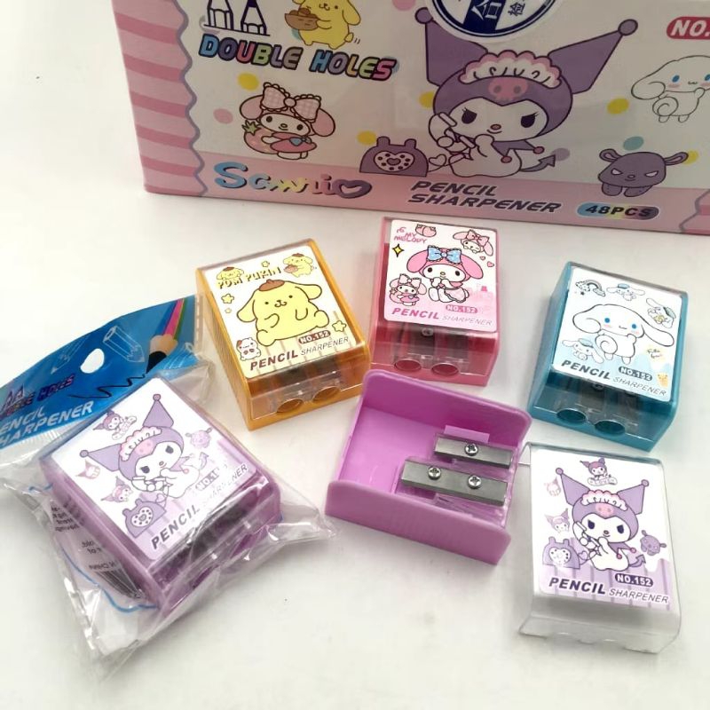 

(DAPAT 1 PCS) RAUTAN SANRIO 152 / Sharpener Orotan Sanrio Kuromi Cinnamorol My Melody Pompompurin 152