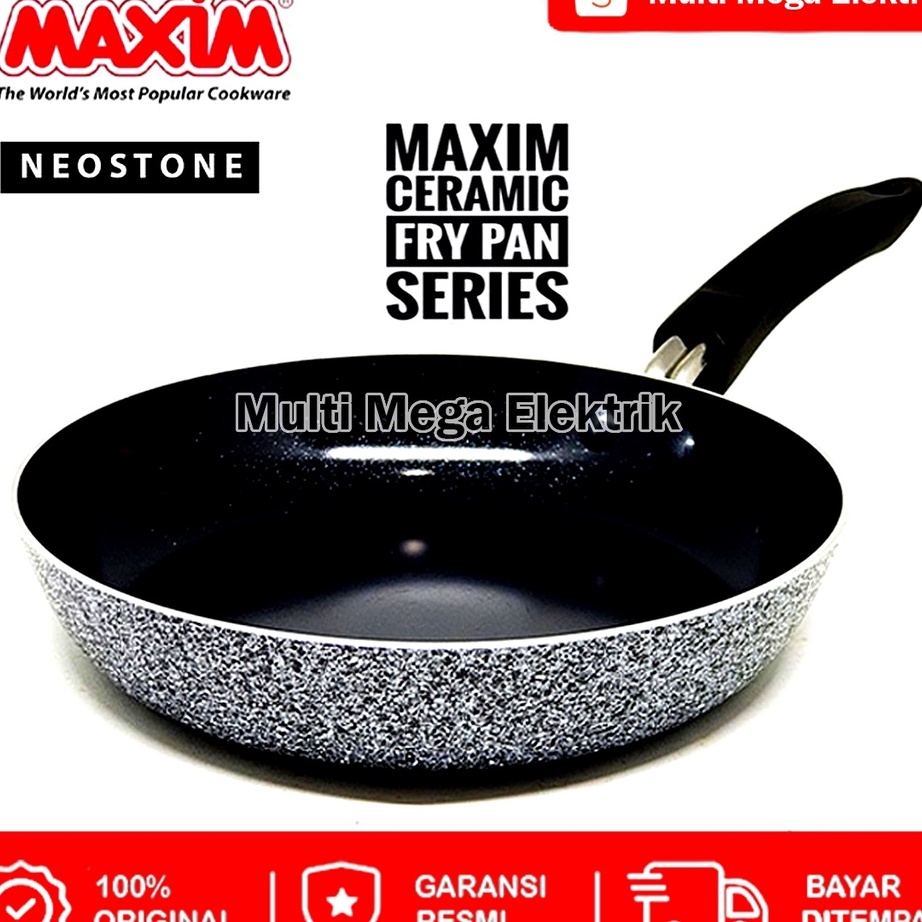 CUCIGUDANG  MAXIM NEOSTONE FRYPAN  PANCI WAJAN PENGGORENGAN TEFLON ANTI LENGKET  TEFLON ANTI LENGKET