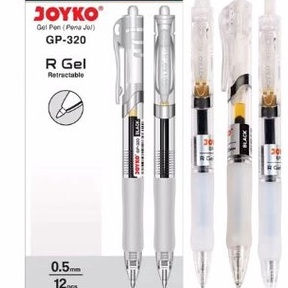 

CUCIGUDANG 12Pcs Pulpen R Gel GP 32 Pen Gel Cetek 5mm