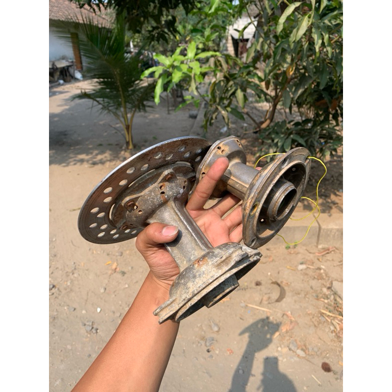 tromol depan belakang dtrakcker klx original copotan