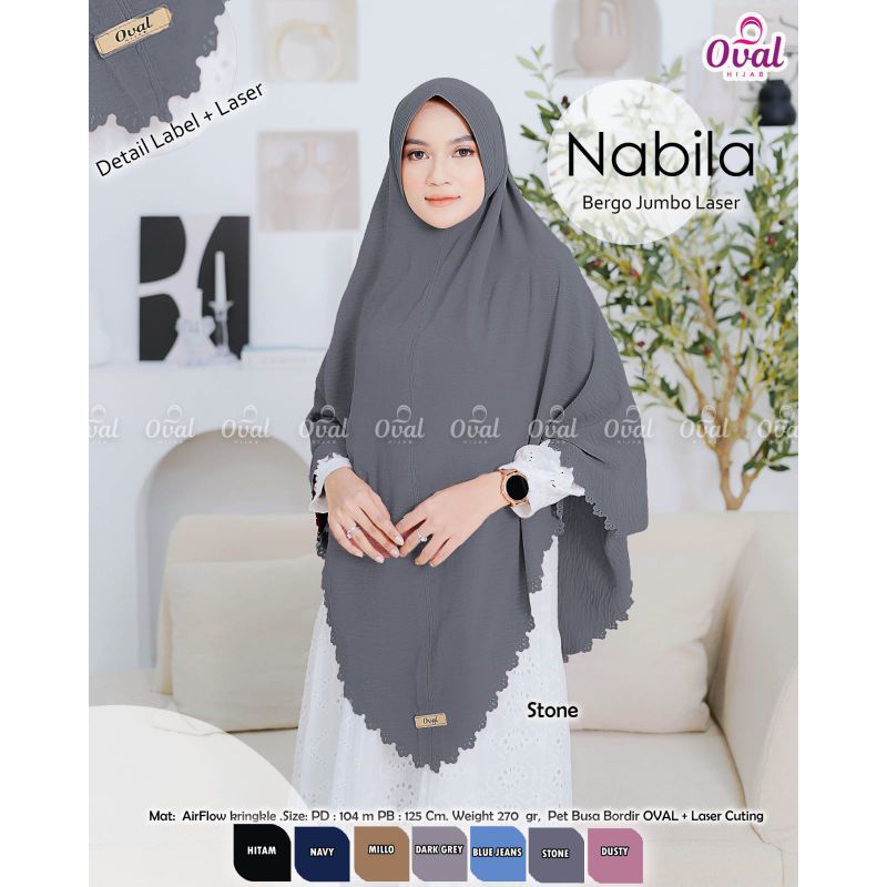 KHS ~ NABILA BERGO JUMBO LASER ORIGINAL PRODUCT BY OVAL