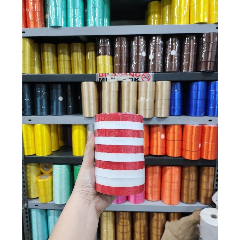 

TREND PRODUCT Pita Merah Putih 1inch 25mm Bendera 1 inch 1