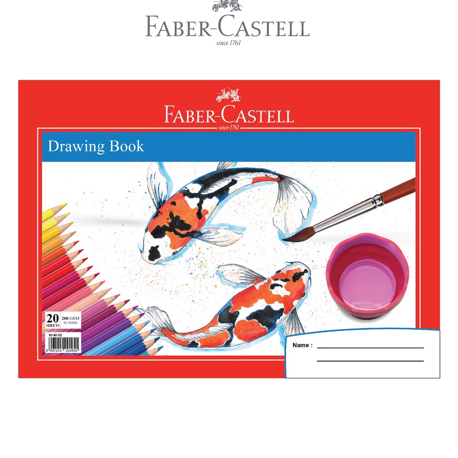

DISCOUNT FaberCastell Drawing Book buku gambar A4