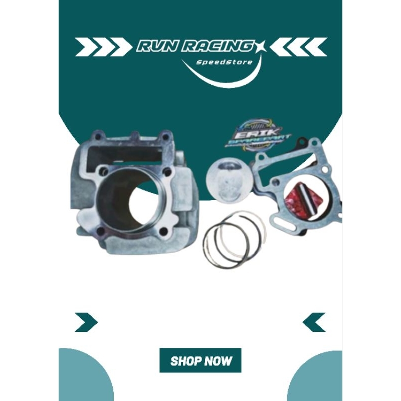 JUPITER Z VEGA R NEW BLOK BORE UP CYLINDER BLOK PISTON 58.5