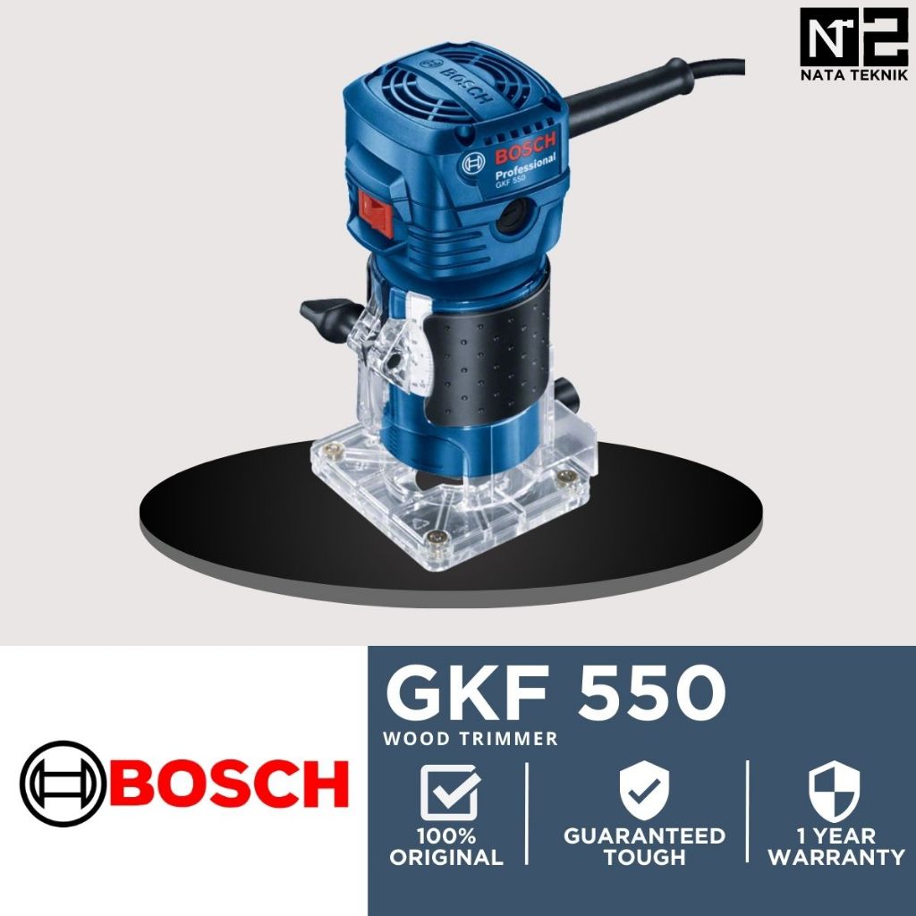 BOSCH GKF 550 Mesin Profil Kayu / Trimmer / Router - 1/4" BOSCH