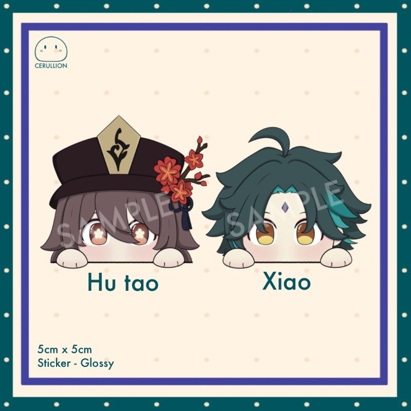 

Sticker - Genshin Impact Hu Tao/Xiao