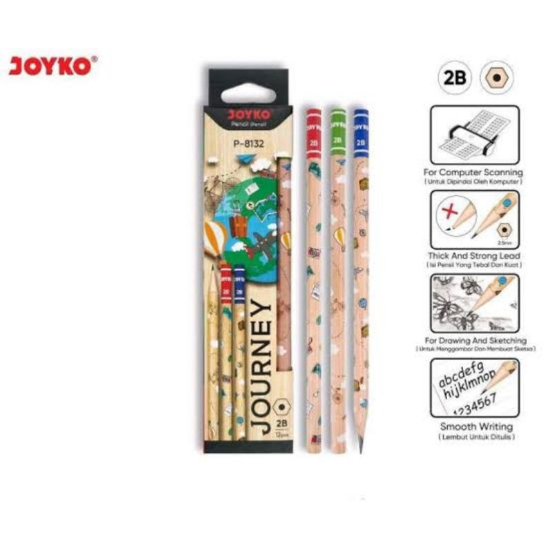

Pensil 2B P-8132 Joyko Per Lusin