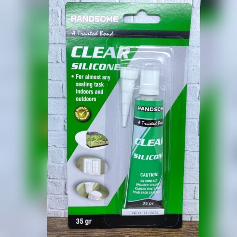 Lem Kaca / Lem Silicon Sealant Tube  / Lem Aquarium KECIL 35gram
