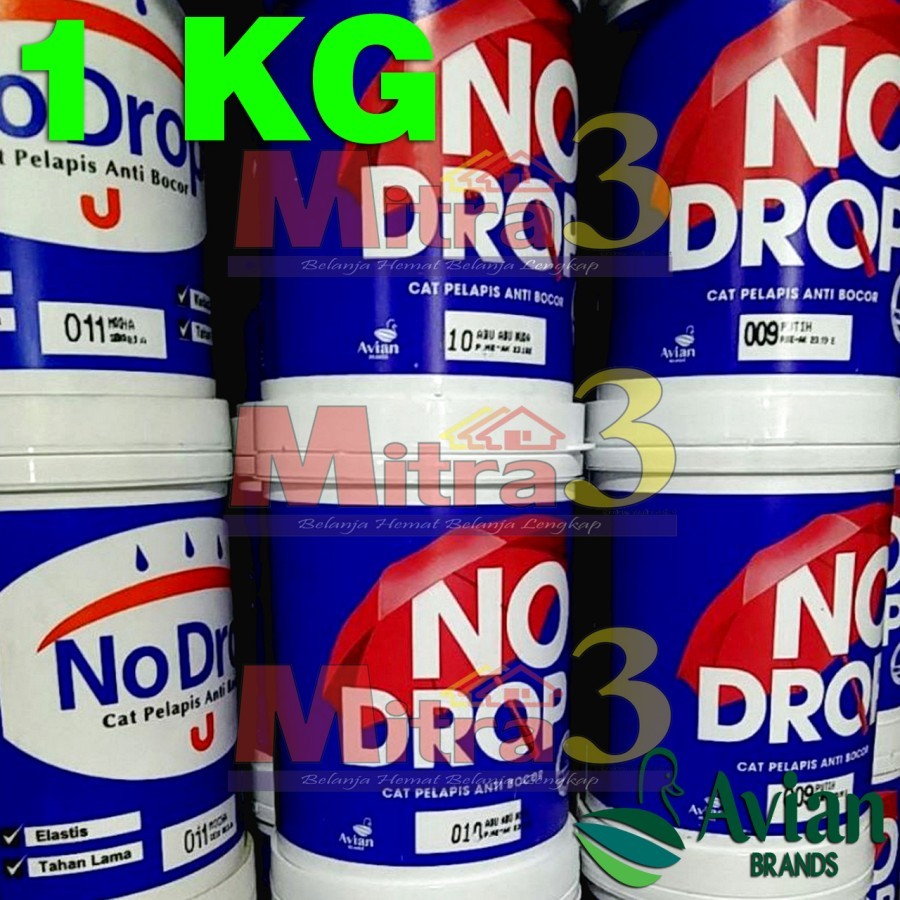 NO DROP Cat Pelapis Anti Bocor / Cat Tembok Waterproof Kecil 1 KG