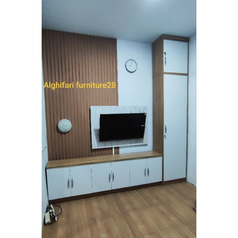 Lemari dan bupet tv minimalis/ meja tv
