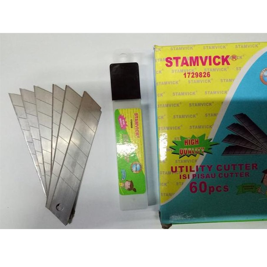 

ISI CUTTER STAMVICK BESAR TAJAM KAKU ISI 6 PCS KUALITAS BAGUS SILET/REFILL/REFILL ISI PISAU CUTTER/REFILL PISAU KATER/ISI CUTTER BESAR