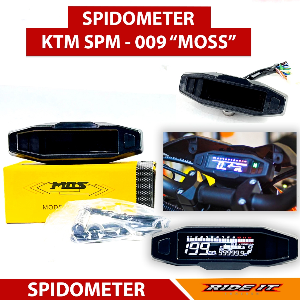 SPEDO KTM SPEEDOMETER KTM SPIDO KTM SPEDO MINI DIGITAL CB GL MP TIGER KING UNIVERSAL IMPORT RIDE IT 