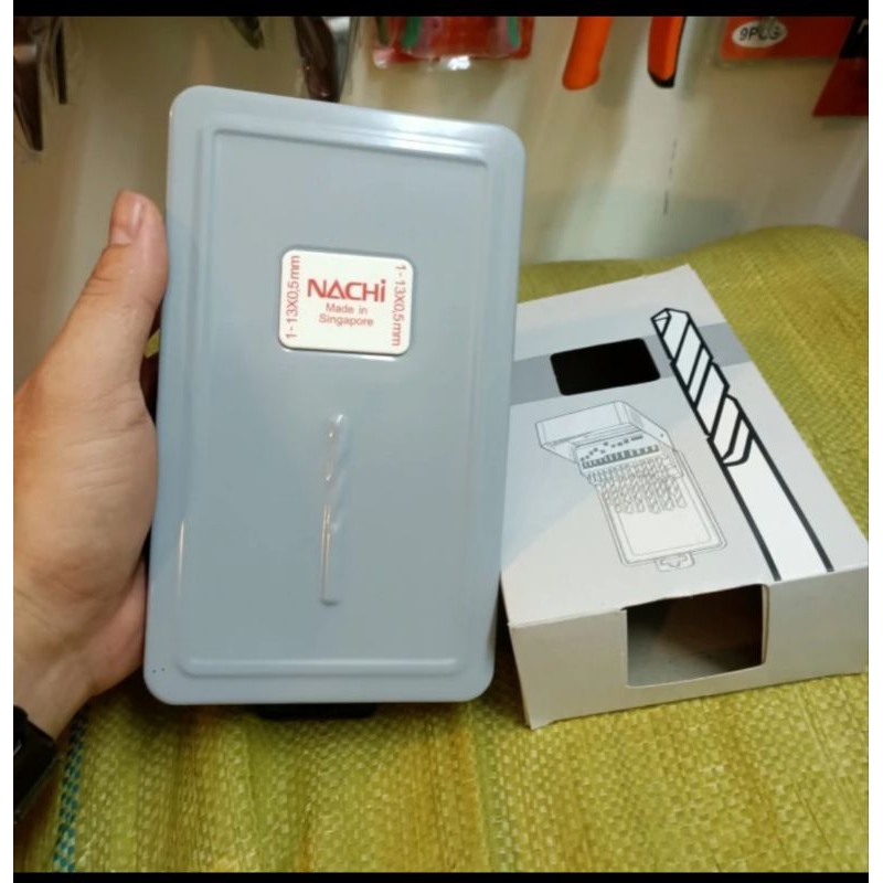Mata bor nachi set 1-13mm 25 pcs original -mata bor besi nachi