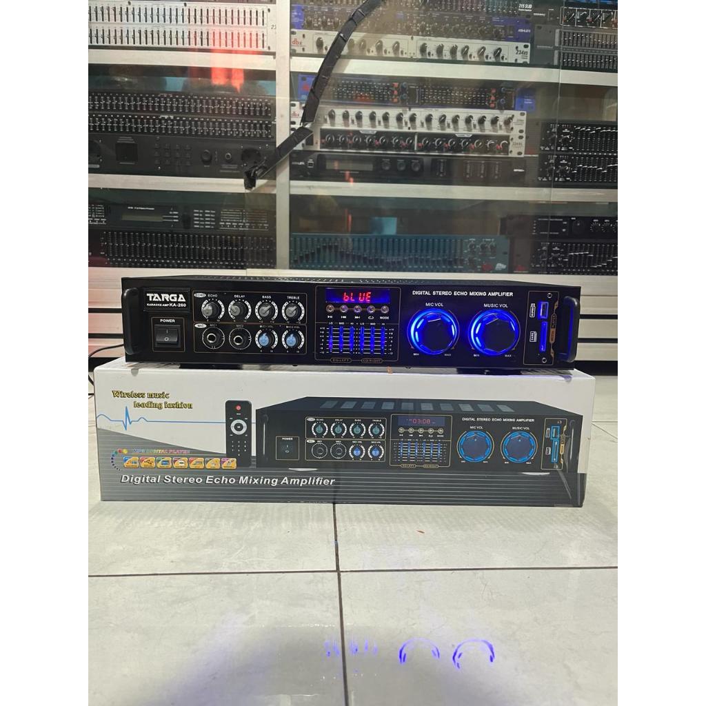 POWER AMPLI MIXER AMPLIFIER TARGA KA260 DSP KA 260 KA-260 2 Chanel ORIGINAL USB MP3 BLUETOOTH EQUALI