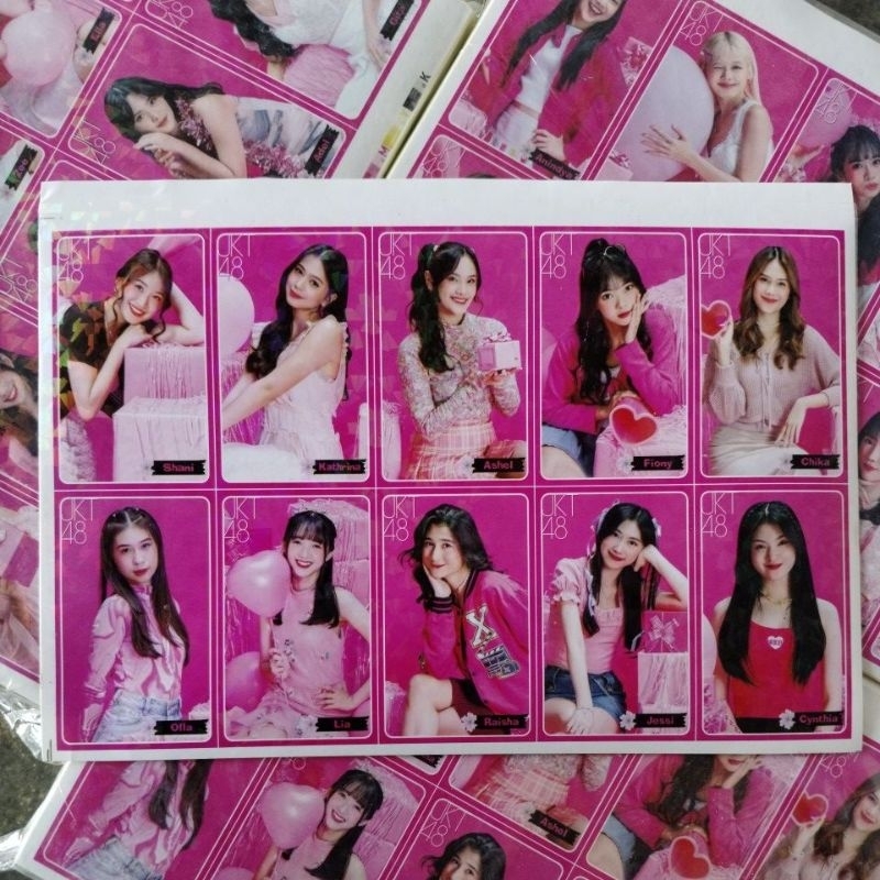 

1lembar 10 STIKER PHOTO JKT48