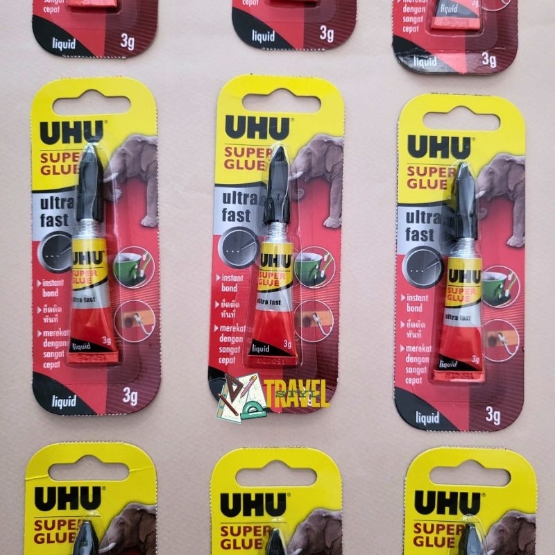 

Lem UHU super Glue Ultra Fast 3gr