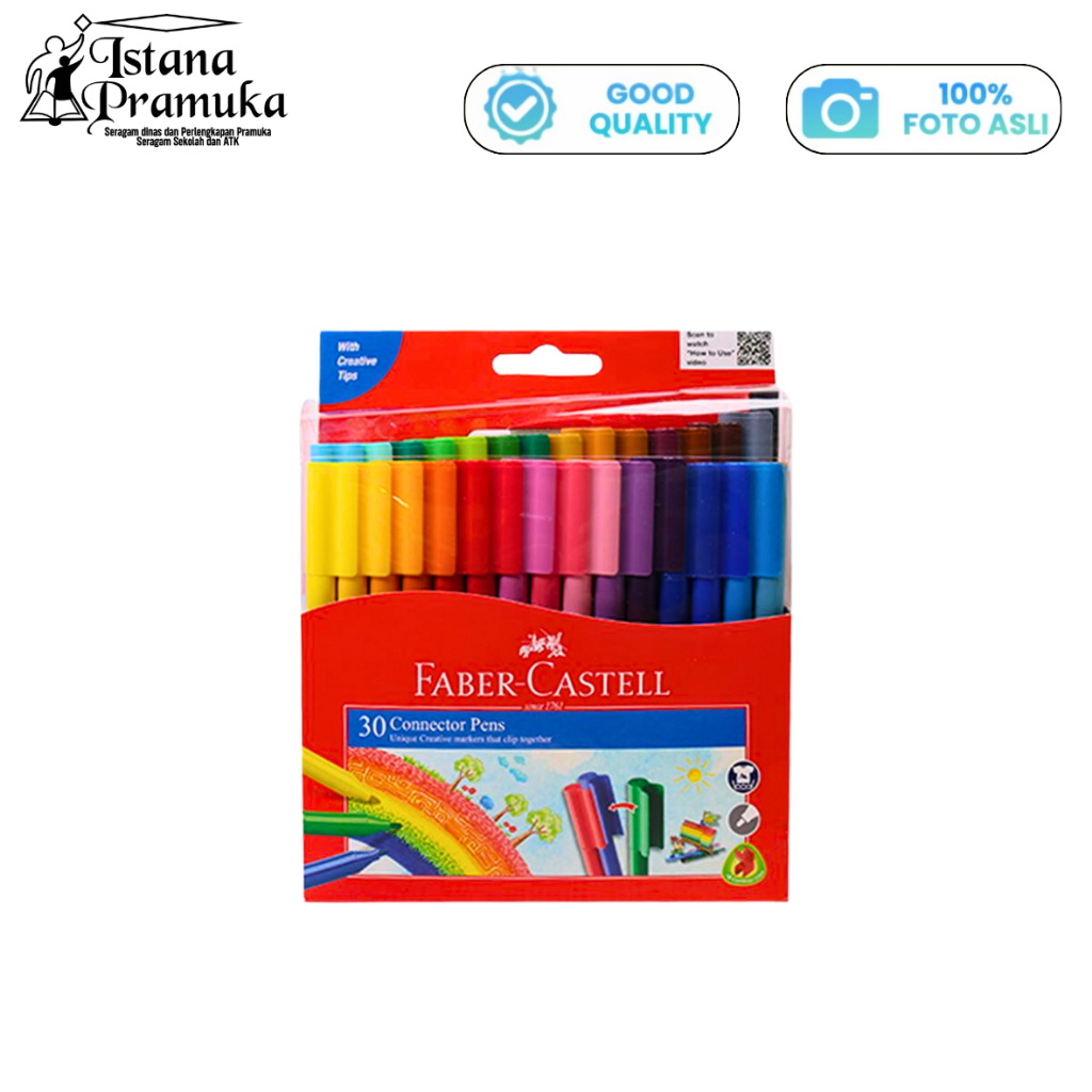 

SPIDOL / CONNECTOR PENS FABER CASTELL 30C 155051 - Istana Pramuka