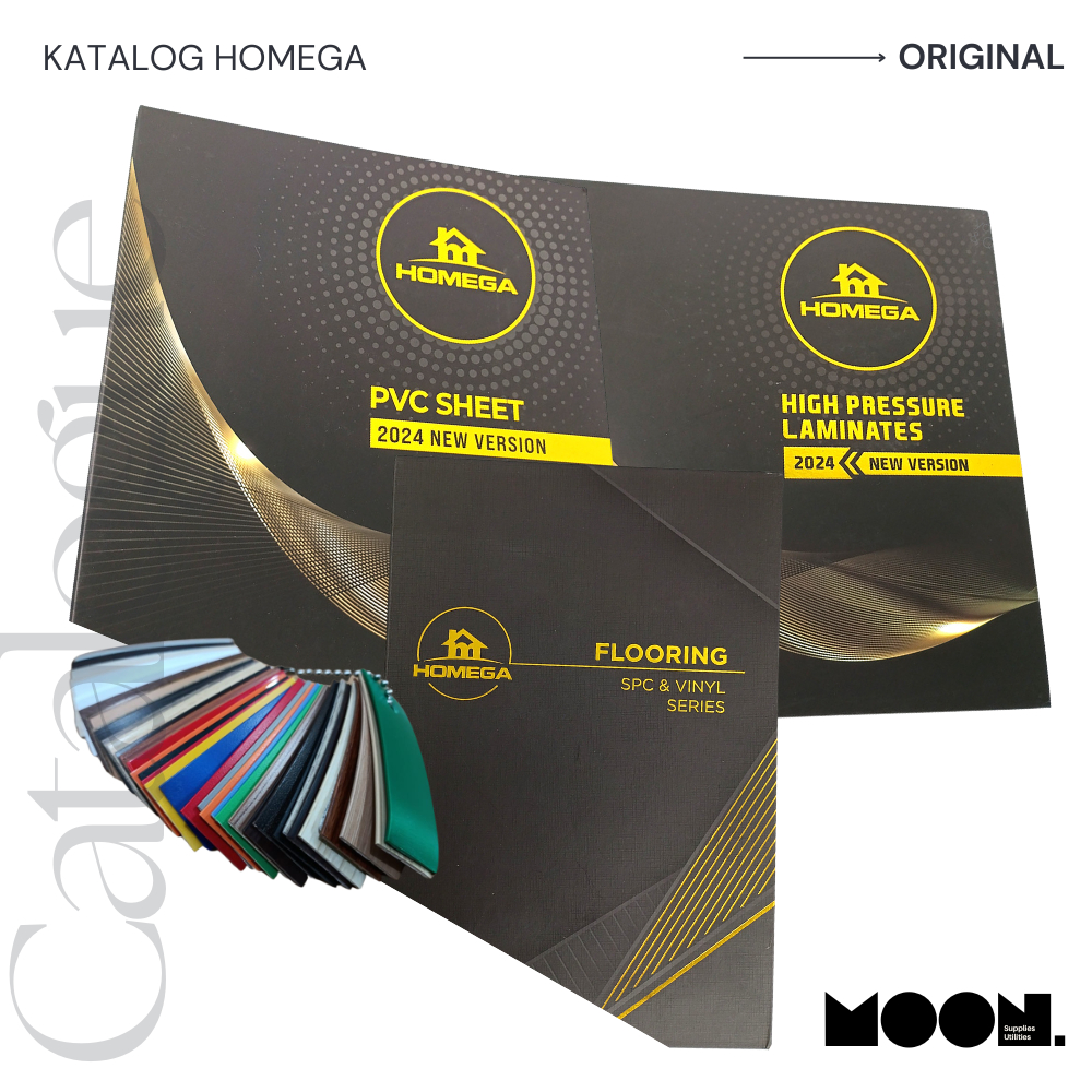 Moon Supply - Katalog Resmi Homega - Katalog Homega HPL, Katalog Homega PVC SHEET, Katalog Homega Fl