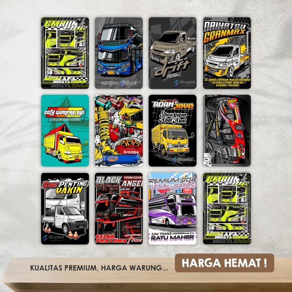 

STICKER BUS MANIA (isi 49 pcs)