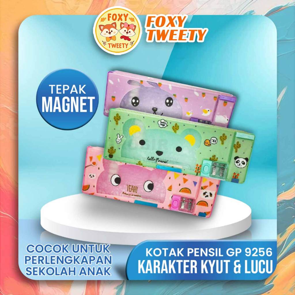 

TEMPAT PENSIL LUCU UNTUK ANAK MAGNET GP-9256 KARAKTER LUCU TEPAK LUCU