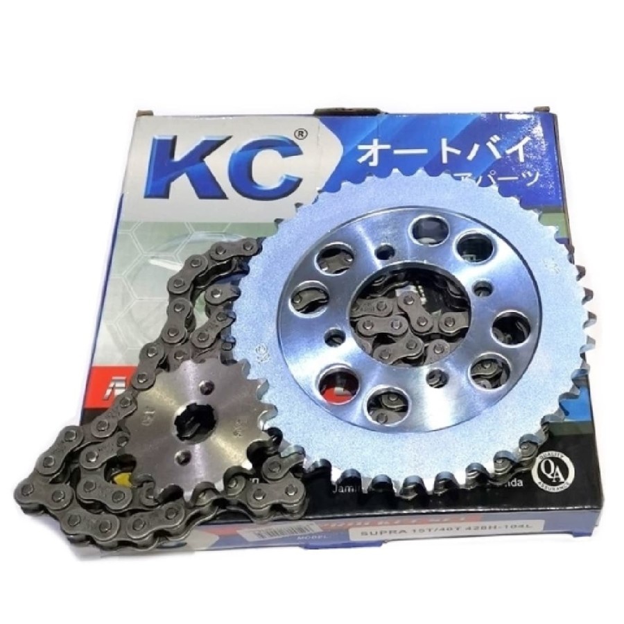 GEAR SET KC PREMIER HONDA KARISMA/SUPRA X125 (KPH) 428-14/35T GIR SET KARISMA/SUPRA X 125 STANDAR