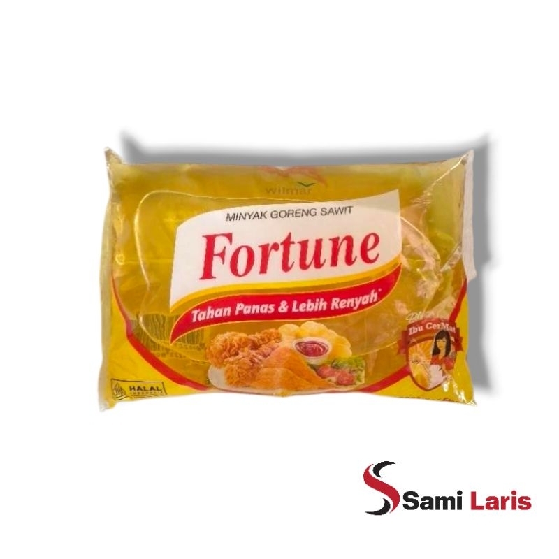 

Minyak Goreng Fortune 1 Liter Kemasan Bantal