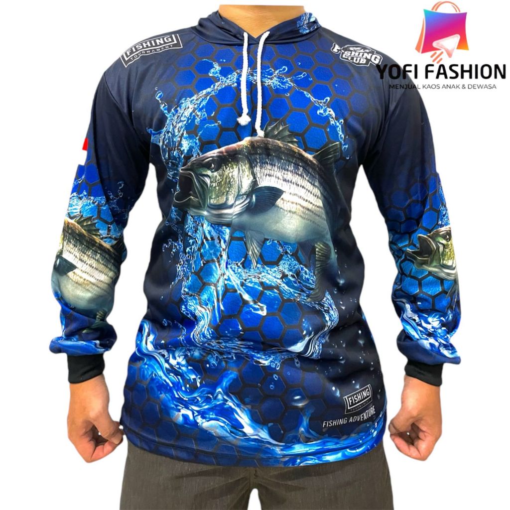 Jersey mancing Baju manbcing kaos mancing tangan panjang