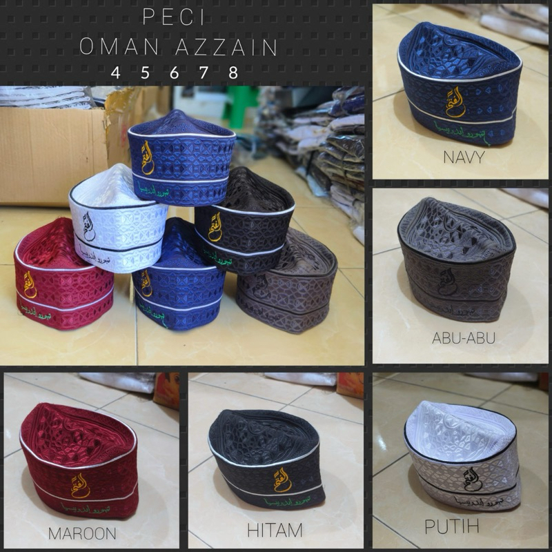 PECI OMAN LOGO AL FATAH/PECI TEMBORO /PECI SANTRI/PECI PUTIH/PECI HITAM