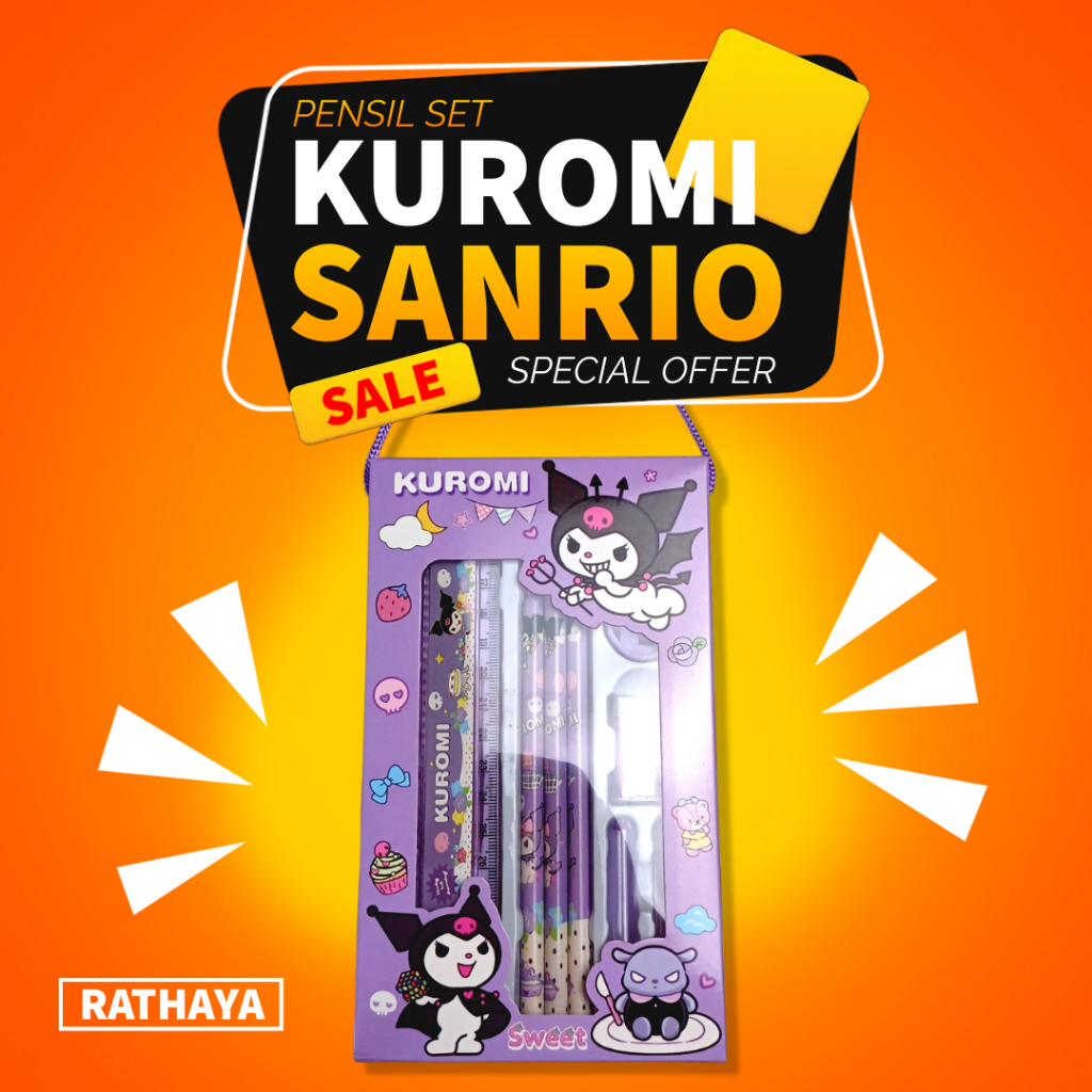 

Pensil Set Alat Tulis karakter Kuromi