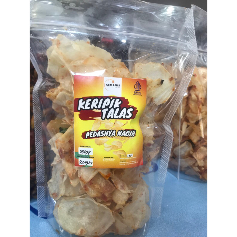 

Keripik talas bumbu pedas