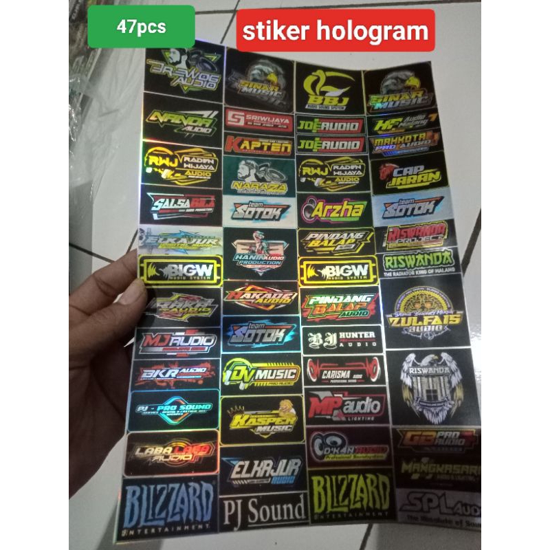 

STIKER AUDIO | STIKER SOUND SYSTEM | STIKER SOUND | STIKER HOLOGRAM | STIKER PACK | STIKER 1 LEMBAR