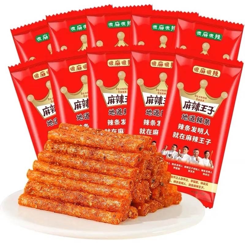 麻辣王子辣条 18g MALAWANGZI latiau cemilan latiao extra pedas