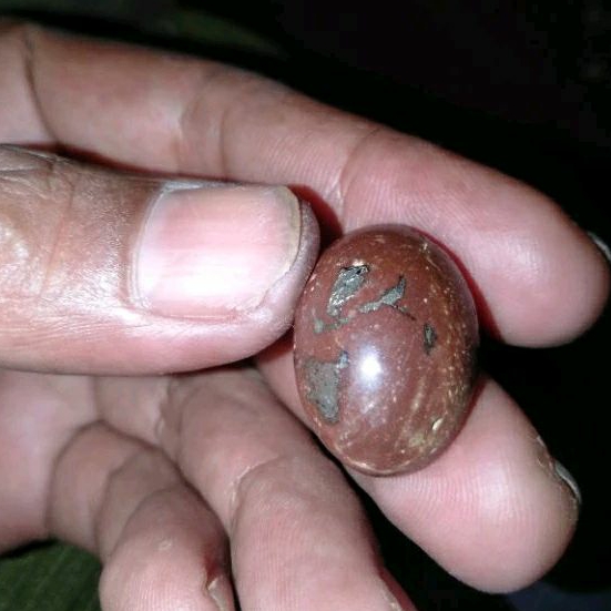 Batu Badar Perak Asli Semeru Lumajang