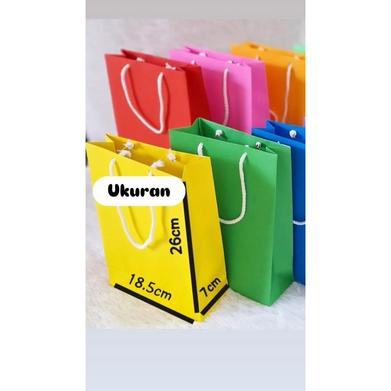 

tas kertas warna dan gradasi