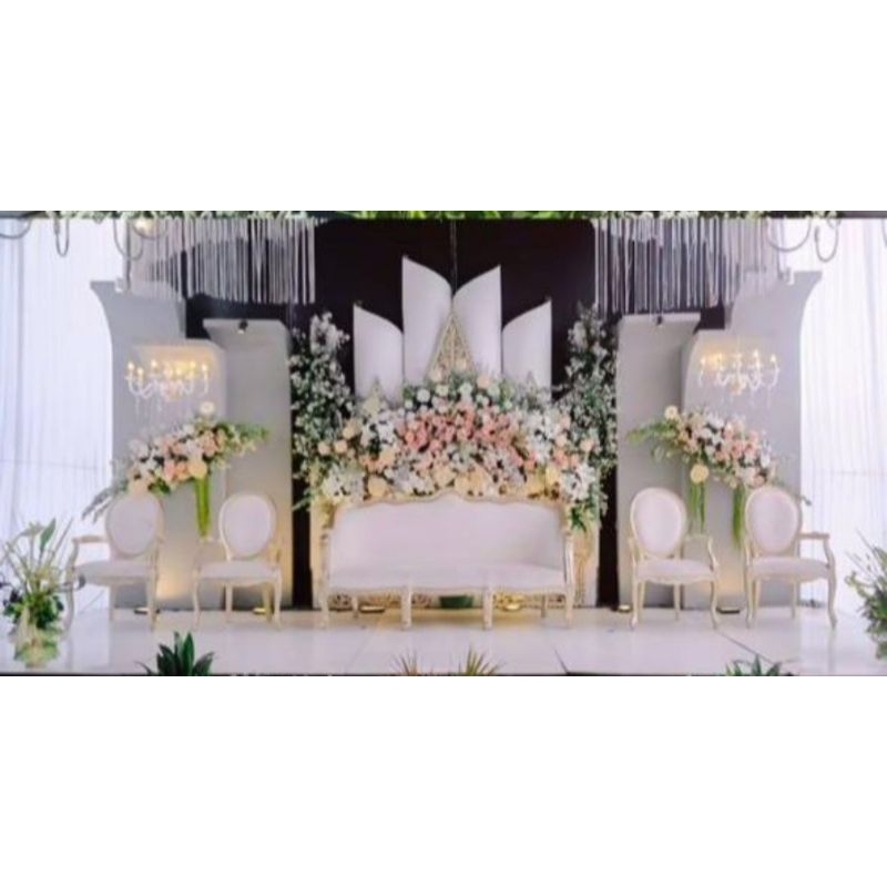 pelaminan backdrop/pelaminan triplek rangka kayu/pelaminan terbaru