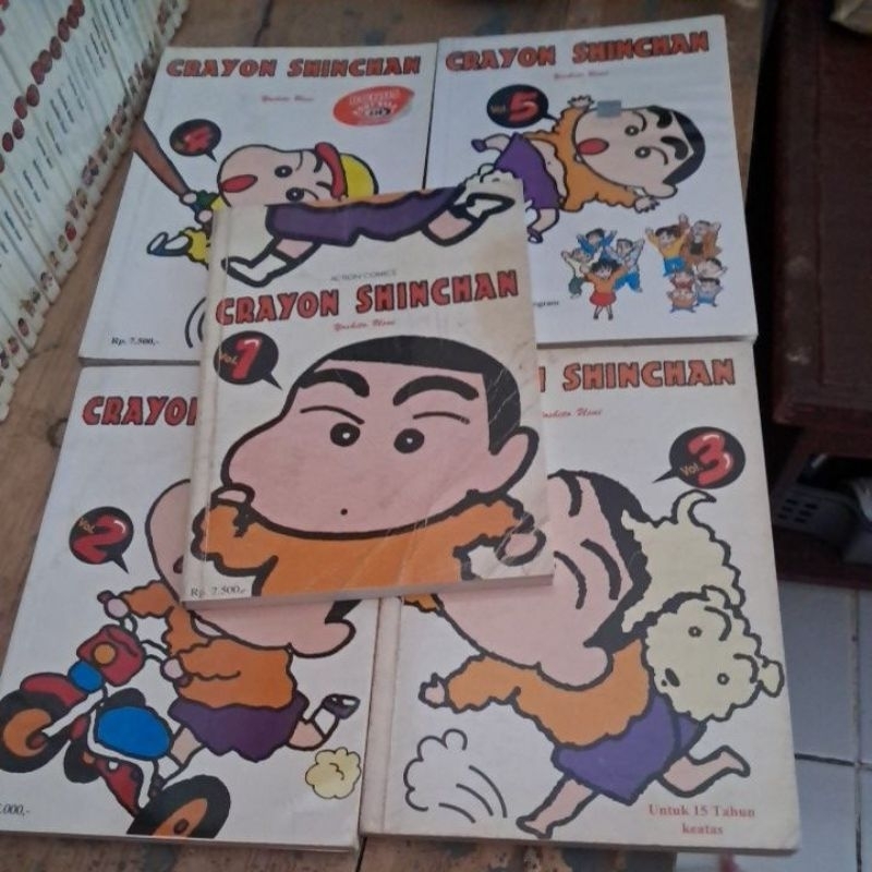 Set Komik Crayon Shinchan pilih volume (dapat 4)