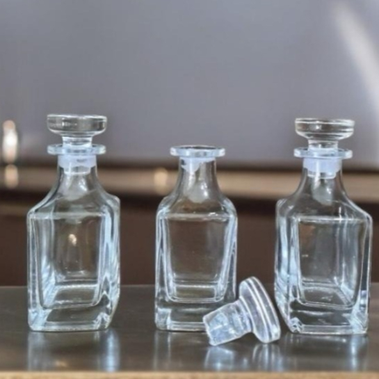 Botol Parfum Display Jin Polos 150 ML Botol Kaca Botol Bibit Parfum Kaca