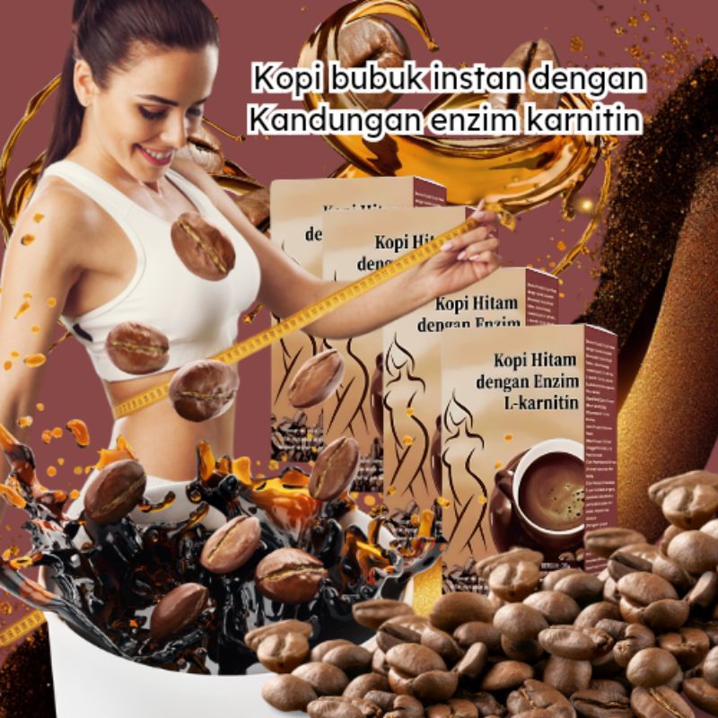 

Kopi Bubuk Instan {2gram X 10Sachet} Dengan Enzim L-Karnitine