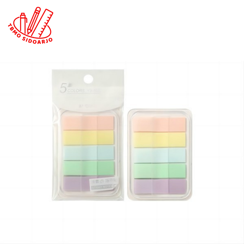 

TBMO M&G 2x3' Pet Sticky Note Flag 20 Sheet Pastel Color 45x12mm YS-505