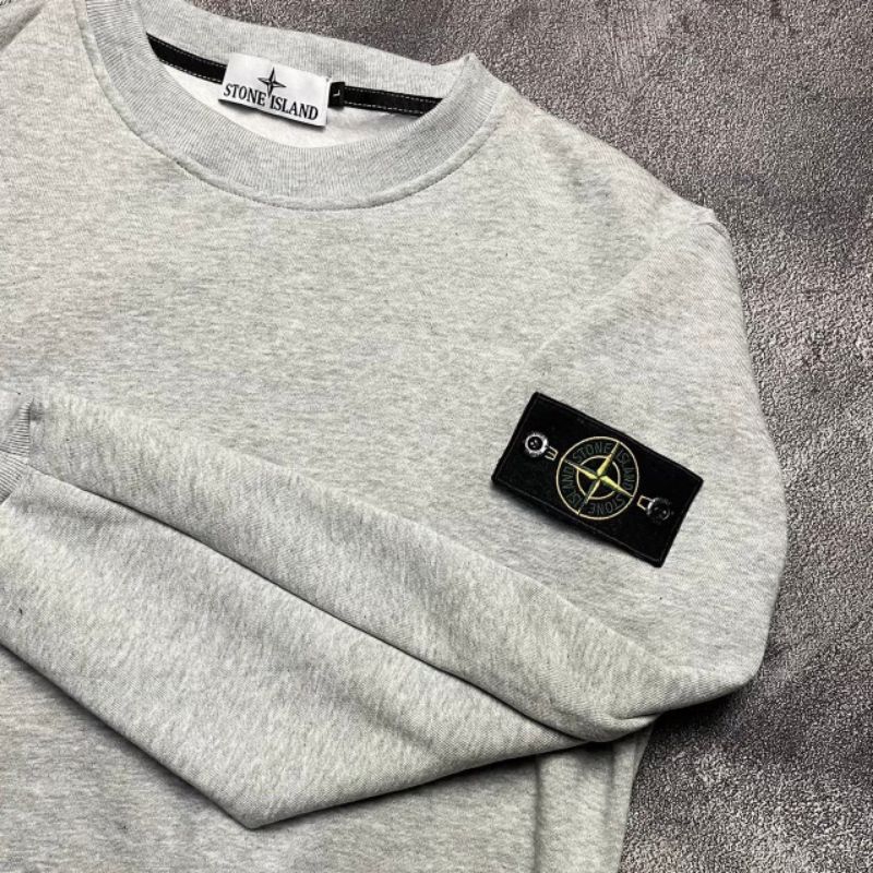 Crewneck STONE ISLAND Original Full Tag Label Premium Size L XL