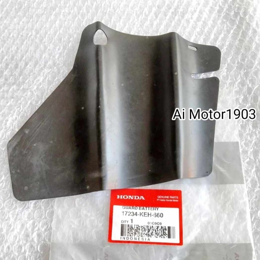 RUBBER BOX ACCU KARET PELINDUNG BOK AKI MEGAPRO MEGA PRO PRIMUS AHM 17234-KEH-660