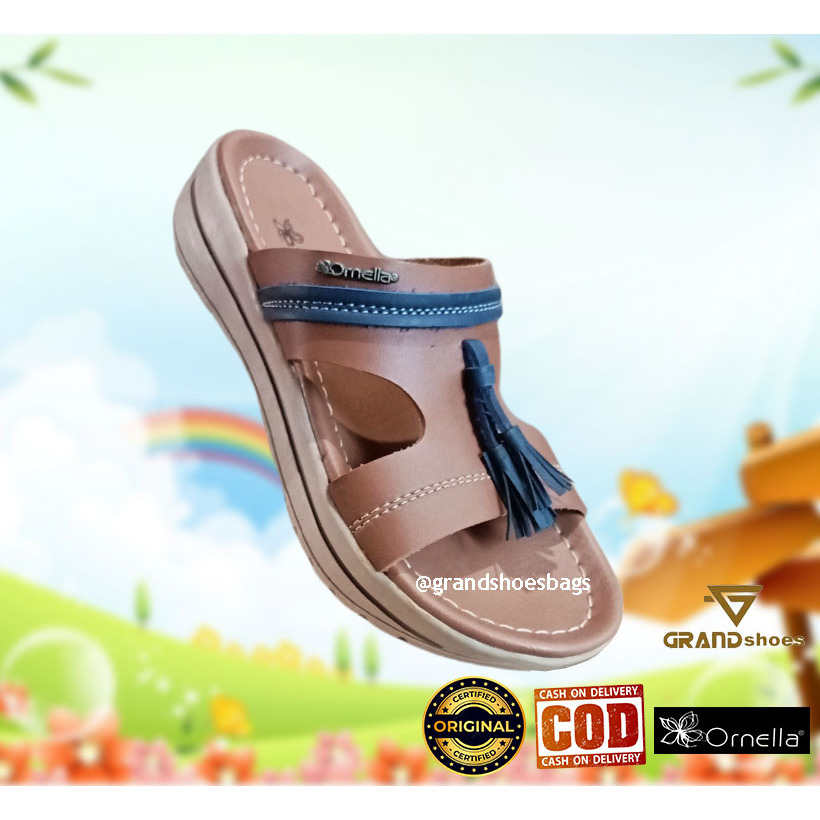 Ornella AT 808 KC 39 original sandal sendal tali slide flat casual kasual anak perempuan