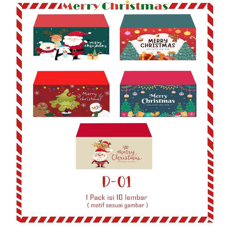 

(10lbr) AMPLOP NATAL/ CHRISTMAS ENVELOPE/ ANGPAO NATAL MODEL DOMPET