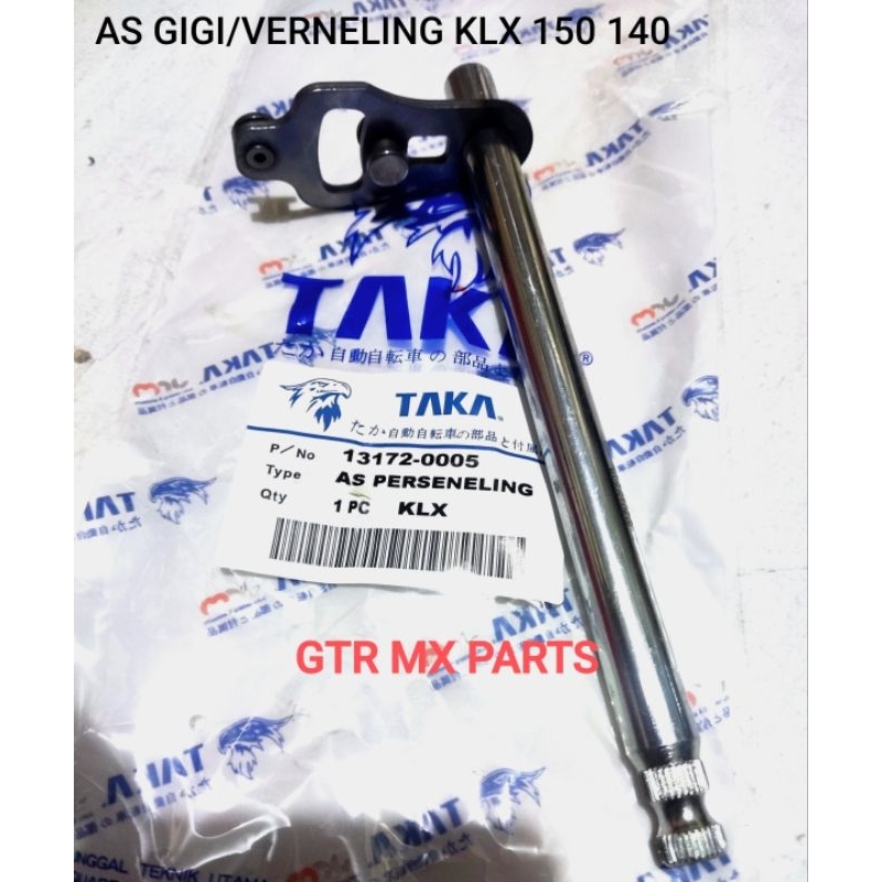 AS GIGI AS  VERNELING KLX 150 140 TAKA KUALITAS IMPORT