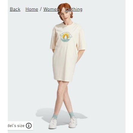 DRESS ADIDAS TEE DRESS IN4138