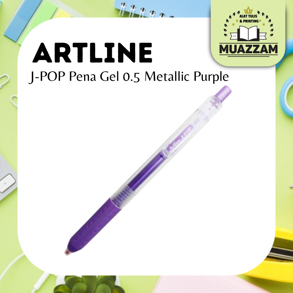 

Artline Pena J-Pop Gel 0.5 Metallic Purple EGB-S260