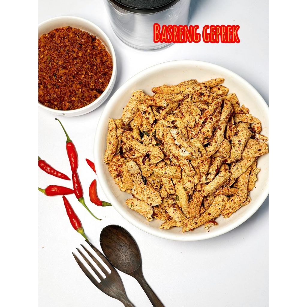

Basreng Stik Pedas Bumbu Geprek Berkah Jaya 500 gr (1/2 kg)