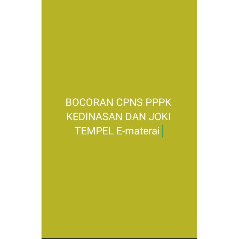 dijamin ORI 100% Rangkuman Mind mapping Bocoran CPNS dan jasa tempel